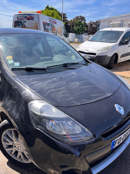 RATTRAPAGE HOLOGRAMMES SUR CLIO VICTIME D'UN POLISSAGE PAS CHERE ( 80,100€... ) À CORBAS, LYON PROCHE SAINT-PRIEST