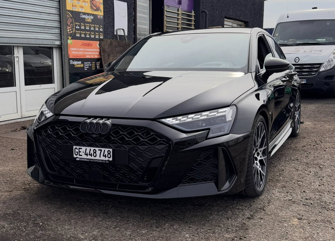 DETAILING LUSTRAGE TRAITEMENT CERAMIQUE AUDI RS3 CARROSSERIE ET JANTES À CORBAS LYON RHONE-ALPES PROCHE ISERE