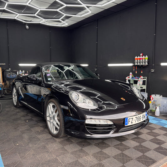 PORSCHE BOXSTER — NETTOYAGE D'ENTRETIENT INTERIEUR & EXTERIEUR À CORBAS, LYON PROCHE CHAPONAY